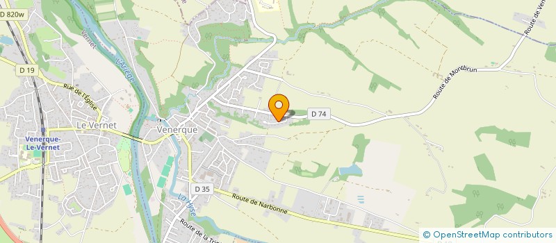 localisation de l'entreprise MADAME LOETITIA GARDAVAUD à VENERQUE