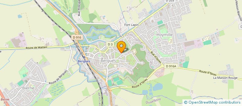 localisation de l'entreprise MADAME LOETITIA KERENGOULE REBENDJI  BERGUES