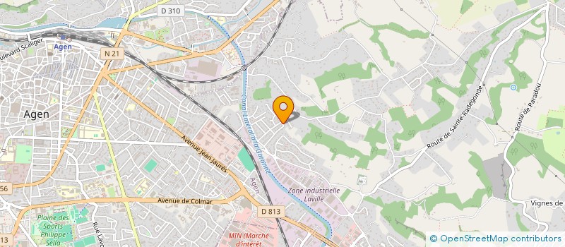 localisation de l'entreprise MADAME LOETITIA LANIC à BON-ENCONTRE