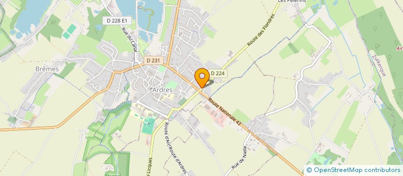 localisation de l'entreprise MADAME LOETITIA LEFEBVRE  ARDRES