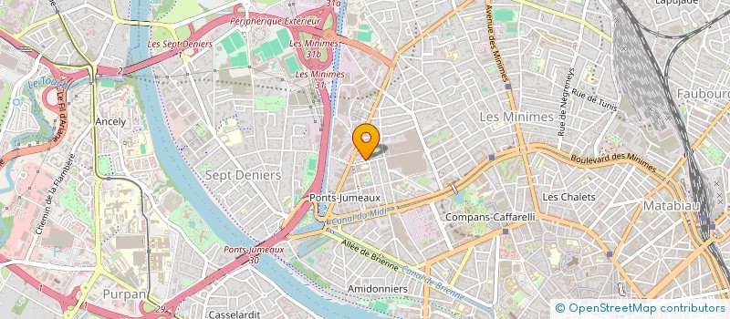localisation de l'entreprise MADAME LOETITIA MARTINEZ à TOULOUSE