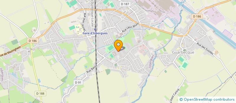 localisation de l'entreprise MADAME LOETITIA POTTIER  ISBERGUES