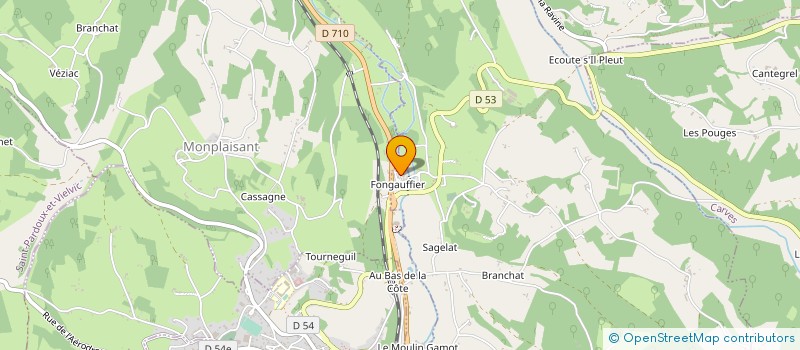 localisation de l'entreprise MADAME LOETITIA RAYNAUD  SAGELAT