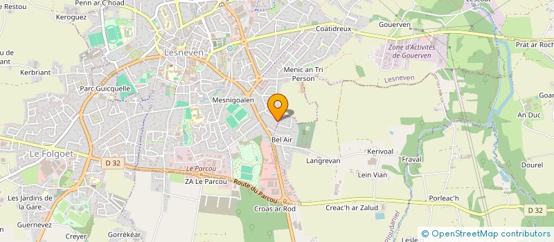 localisation de l'entreprise MADAME LOETITIA SENEJOUX à LESNEVEN