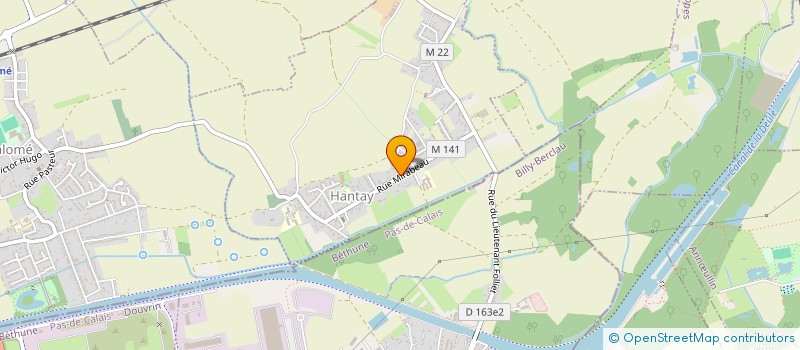 localisation de l'entreprise MADAME LOETITIA VERSTRAETE  LA BASSEE