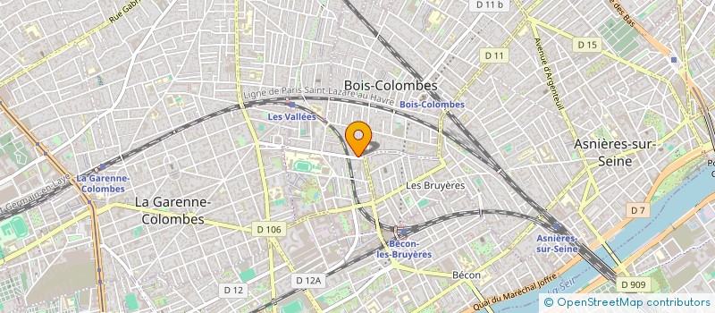 localisation de l'entreprise MADAME LOEVA NAHON à BOIS-COLOMBES