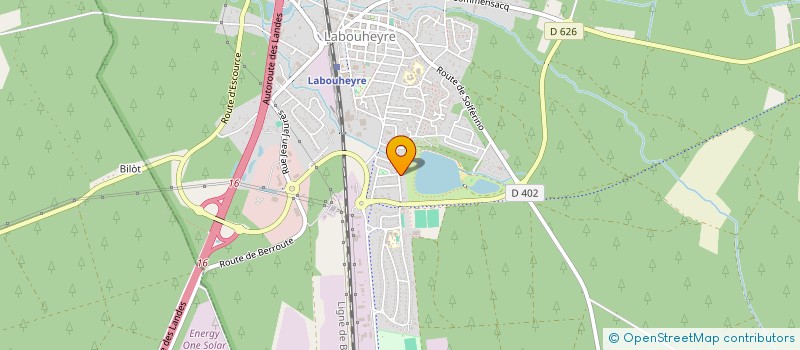 localisation de l'entreprise MADAME LOFEY CHARBONNIER  LABOUHEYRE