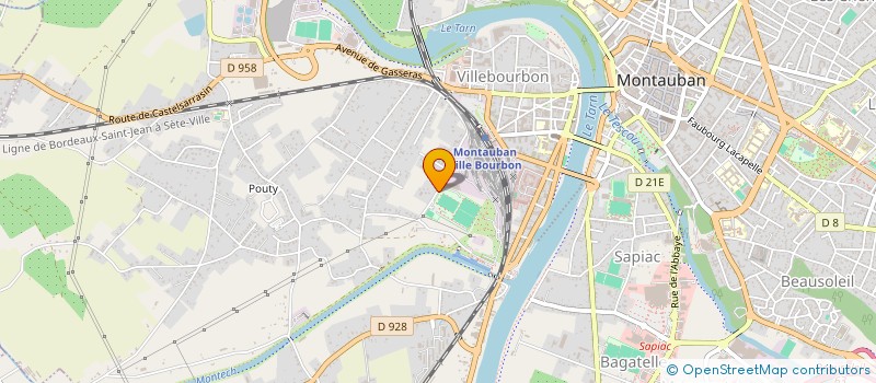 localisation de l'entreprise MADAME LOGAN BAPTISTE  MONTAUBAN