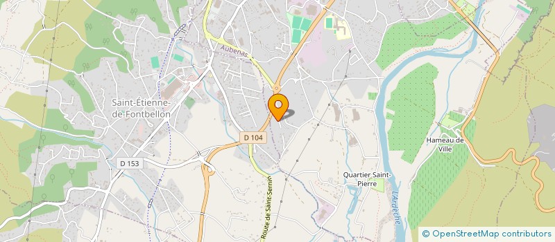 localisation de l'entreprise MADAME LOGANE BOUDOUIN à AUBENAS
