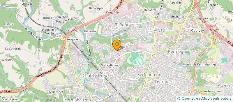 localisation de l'entreprise MADAME LOGANN CARIOU  QUIMPER
