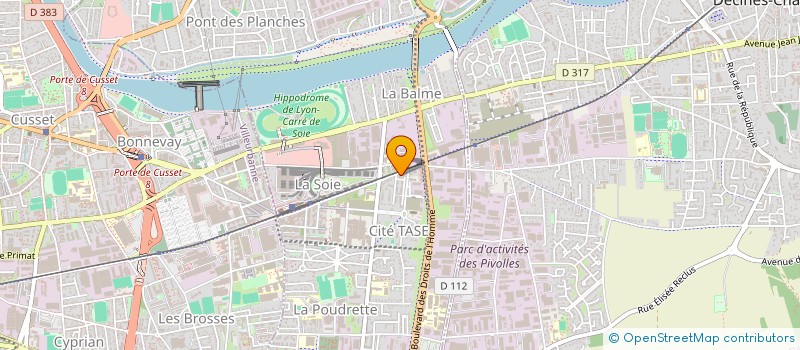 localisation de l'entreprise MADAME LOHANE PERONA  VAULX EN VELIN