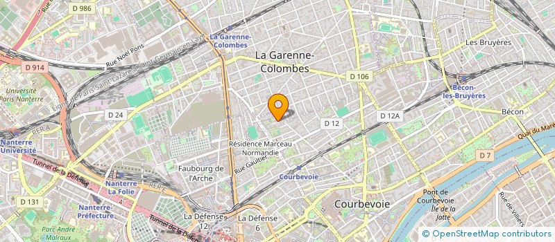 localisation de l'entreprise MADAME LOHANNA ZEITOUN  COURBEVOIE