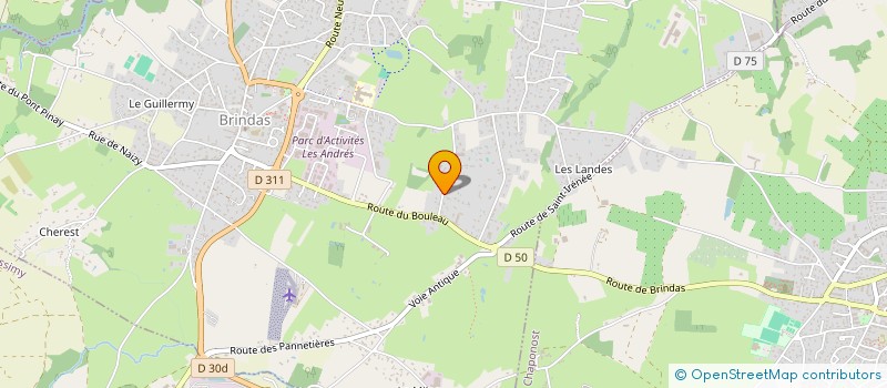 localisation de l'entreprise MADAME LOHANNE CHARVET  CHAPONOST