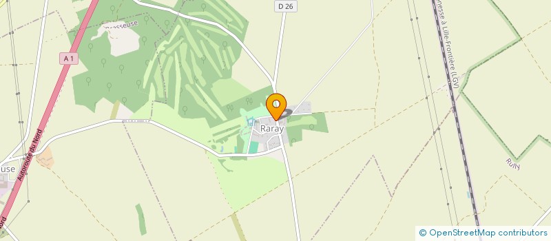 localisation de l'entreprise MADAME LOIC BAHOUGNE  RARAY