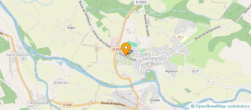 localisation de l'entreprise MADAME LOIC MAUDUIT à SAUVETERRE DE BEARN