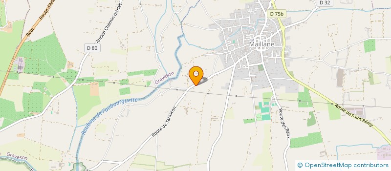 localisation de l'entreprise MADAME LOICA OUDDANE  MAILLANE