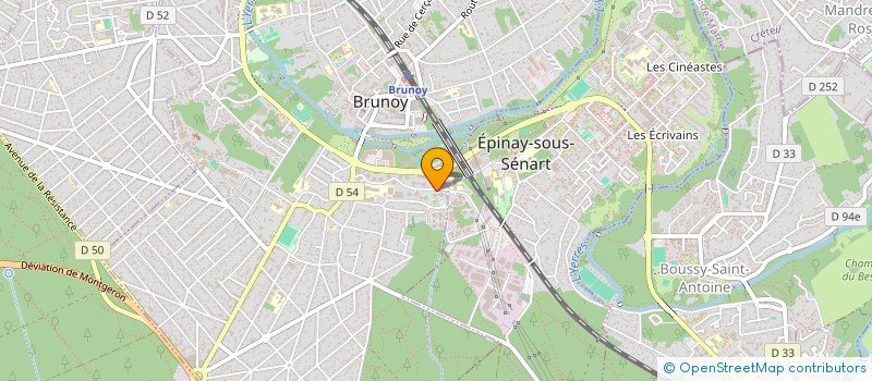 localisation de l'entreprise MADAME LOICIA AUTRET  BRUNOY