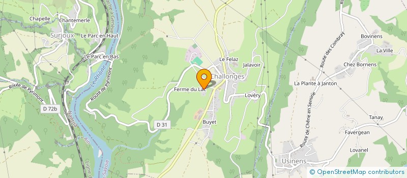 localisation de l'entreprise MADAME LOICIA MARTIN  CHALLONGES