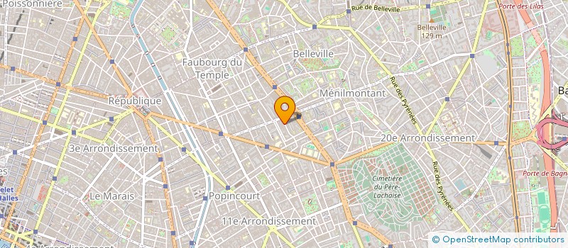 localisation de l'entreprise MADAME LOIDA GONZALES  PARIS 11