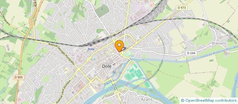 localisation de l'entreprise MADAME LOIKA GOURGOUILLON à DOLE