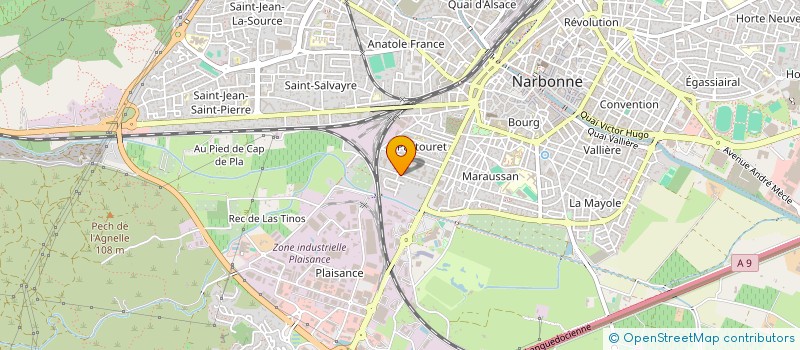 localisation de l'entreprise MADAME LOIS BAPTISTE  NARBONNE