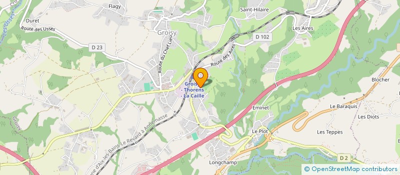 localisation de l'entreprise MADAME LOIS BOISSON  GROISY