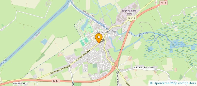 localisation de l'entreprise MADAME LOIS BURET à ISIGNY-SUR-MER