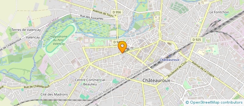 localisation de l'entreprise MADAME LOIS GREGOIRE à CHATEAUROUX