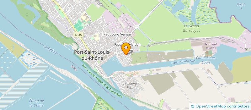 localisation de l'entreprise MADAME LOIS GUICHARD à PORT-SAINT-LOUIS-DU-RHONE