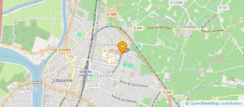 localisation de l'entreprise MADAME LOIS HUGHES à LIBOURNE