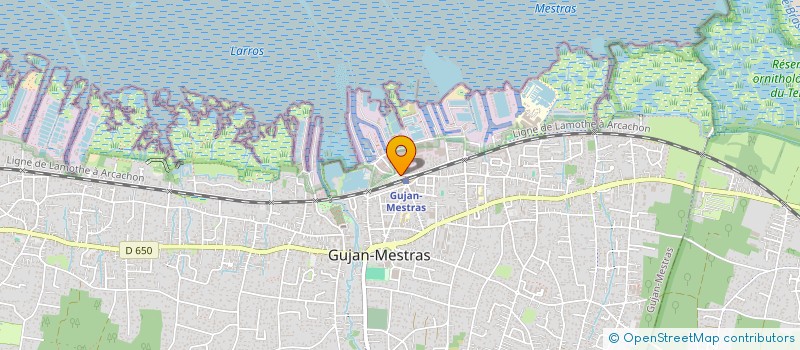 localisation de l'entreprise MADAME LOIS PARNAUDEAU  GUJAN-MESTRAS
