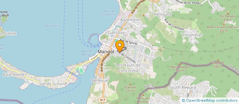 localisation de l'entreprise MADAME LOISA PAGE  SAINT-MARTIN