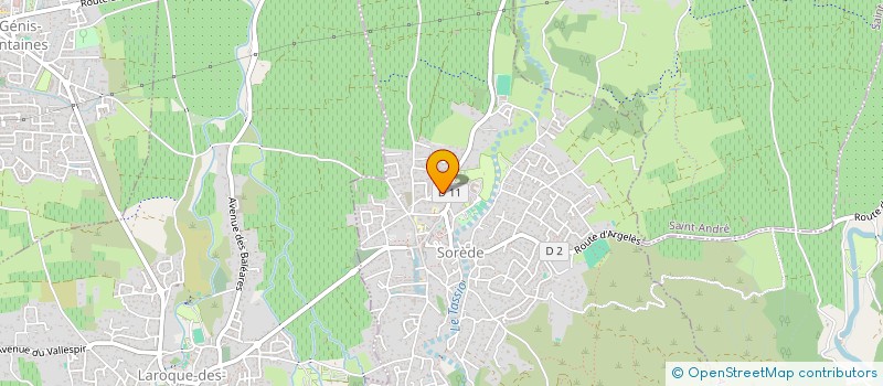 localisation de l'entreprise MADAME LOISE GUTIERREZ  SOREDE