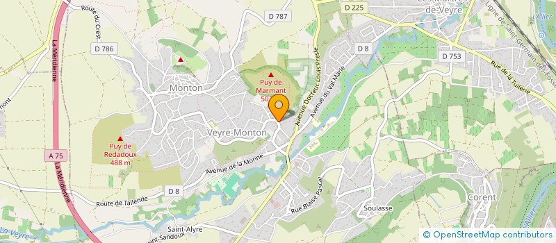 localisation de l'entreprise MADAME LOISE LUSSERT  VEYRE-MONTON