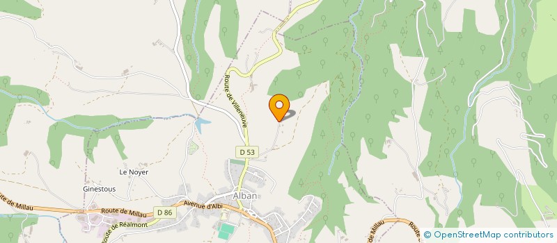 localisation de l'entreprise MADAME LOISE MARCUZZO  ALBAN