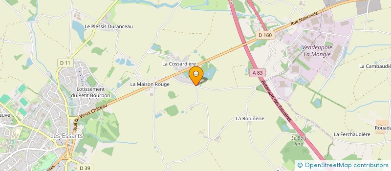 localisation de l'entreprise MADAME LOISE MASSON à ESSARTS-EN-BOCAGE