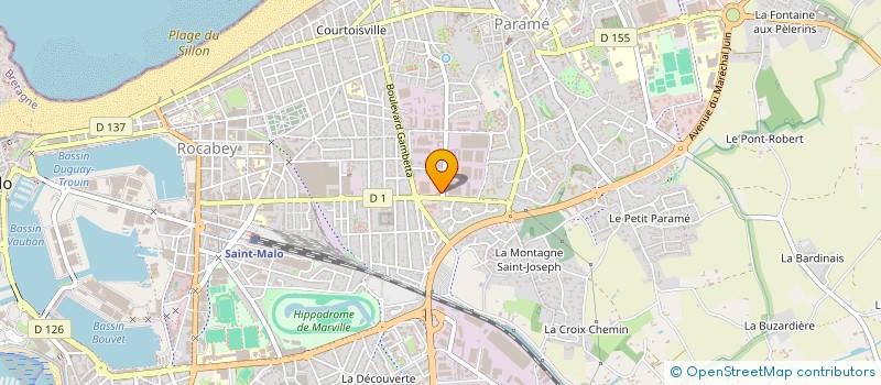 localisation de l'entreprise MADAME LOISE NOIRET  SAINT-MALO