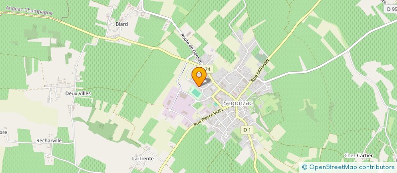 localisation de l'entreprise MADAME LOISE PIERRE à SEGONZAC