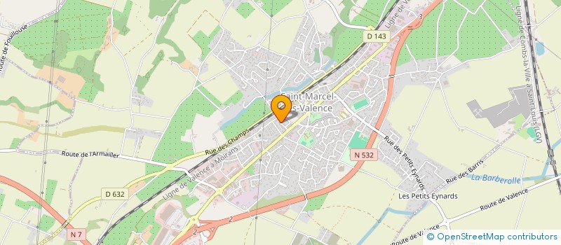 localisation de l'entreprise MADAME LOIZZO DARMAT à SAINT-MARCEL-LES-VALENCE