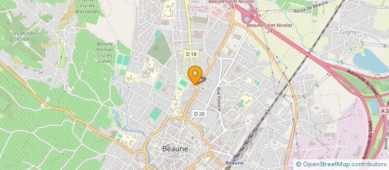 localisation de l'entreprise MADAME LOLA BALLAND à BEAUNE