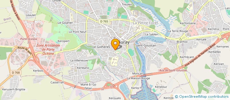 localisation de l'entreprise MADAME LOLA BARRIERE à AURAY