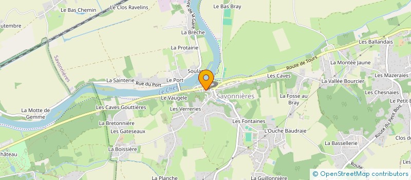 localisation de l'entreprise MADAME LOLA BERAULT à SAVONNIERES