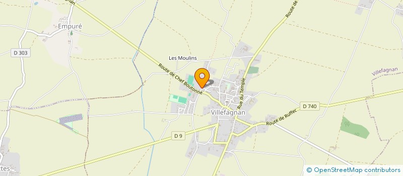 localisation de l'entreprise MADAME LOLA BERNARD  VILLEFAGNAN