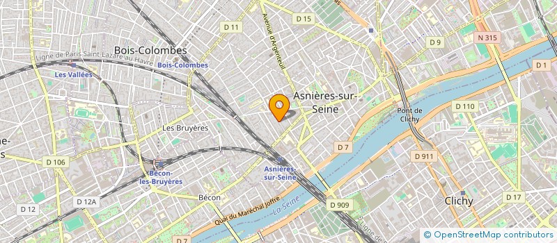 localisation de l'entreprise MADAME LOLA BLANCHARD à ASNIERES-SUR-SEINE