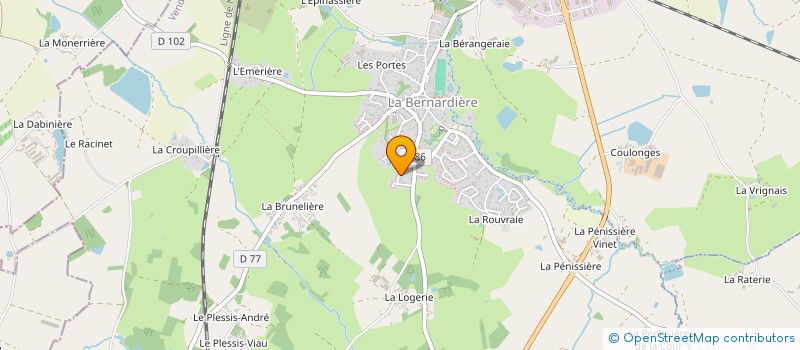 localisation de l'entreprise MADAME LOLA BODIN  LA BERNARDIERE