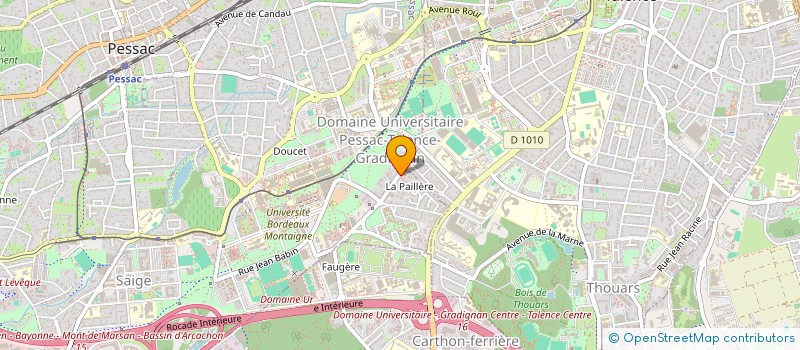 localisation de l'entreprise MADAME LOLA BONTEMPS à PESSAC