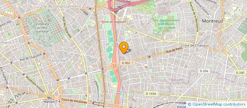 localisation de l'entreprise MADAME LOLA BOTTALICO à BAGNOLET