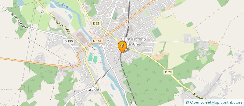 localisation de l'entreprise MADAME LOLA BOUDET  SAINT-FLORENT-SUR-CHER