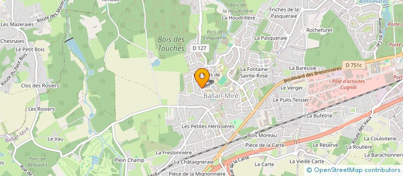 localisation de l'entreprise MADAME LOLA CAMPOUS  BALLAN-MIRE