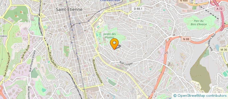 localisation de l'entreprise MADAME LOLA CHAMBERT  SAINT-ETIENNE